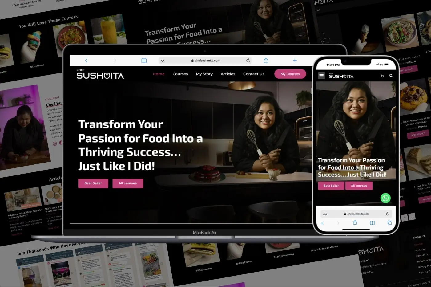 Chef Sushmita Portfolio